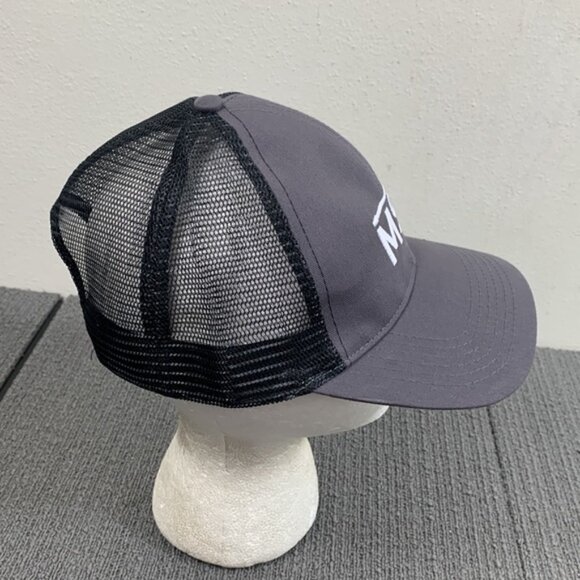 MSI Trucker Hat Adjustable Gray Black Mesh Back Snapback Baseball Cap Mens - Picture 9 of 13